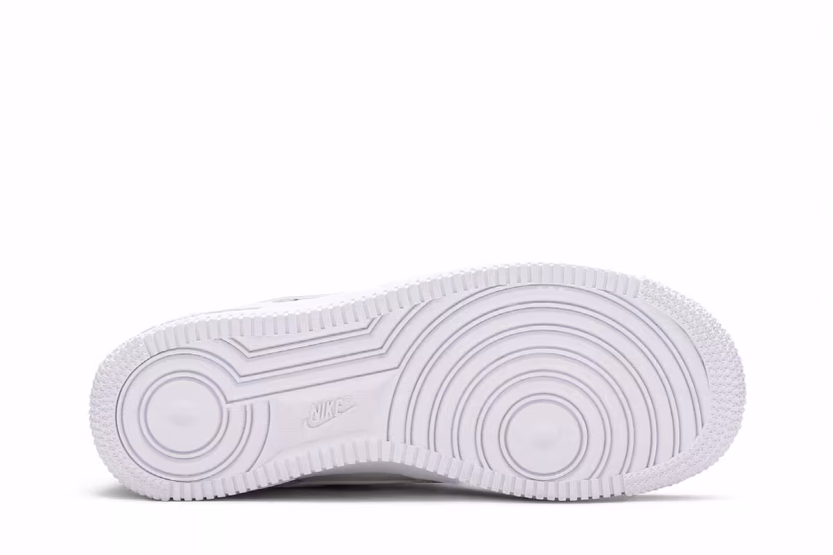 Nike Women's Air Force 1 Summit White Solar Red, view 5