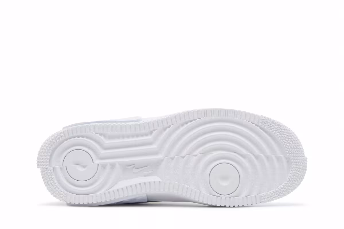 Nike Women's Air Force 1 Fontanka Triple White, view 5