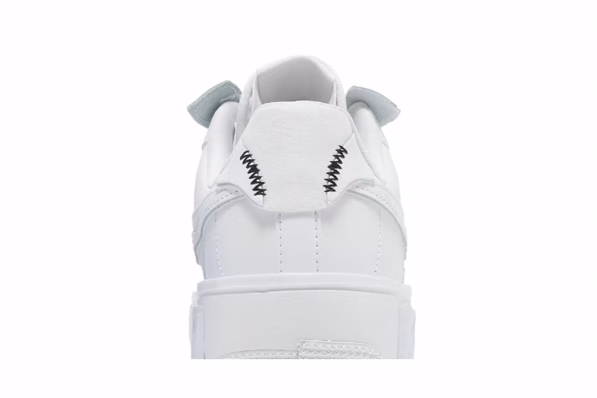 Nike Women's Air Force 1 Fontanka Triple White, view 8