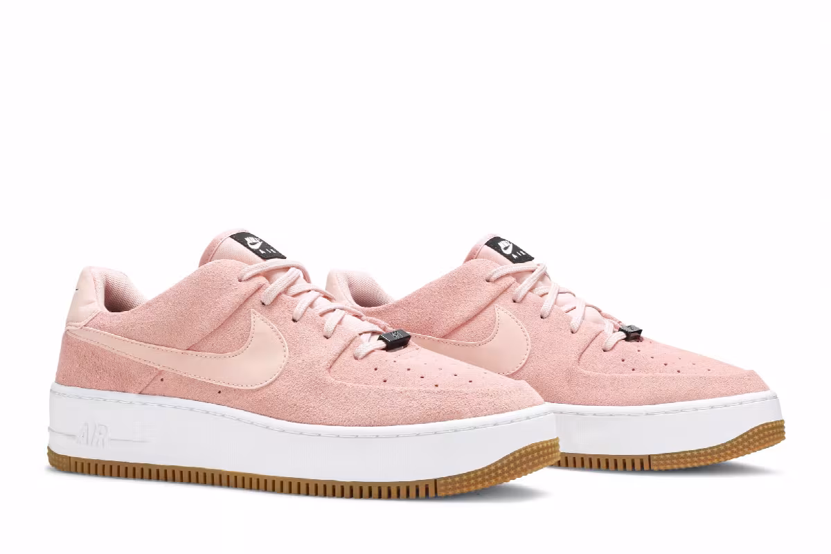Nike Women's Air Force Sage 1 Low Coral Stardust, view 9