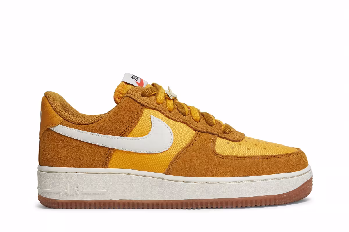 Nike Women's Air Force 1 First Use - University Gold Gum, view 2