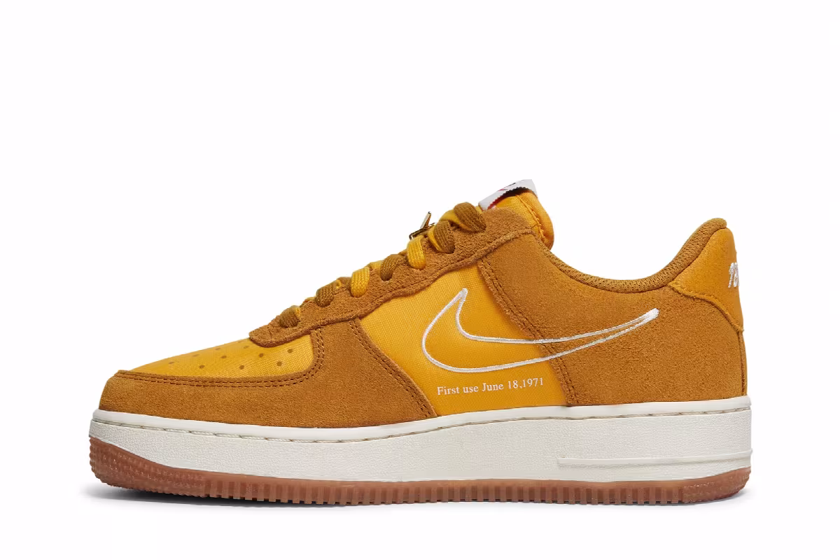 Nike Women's Air Force 1 First Use - University Gold Gum, view 4