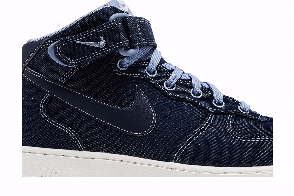 Nike Women's Air Force 1 Mid Denim, view 3