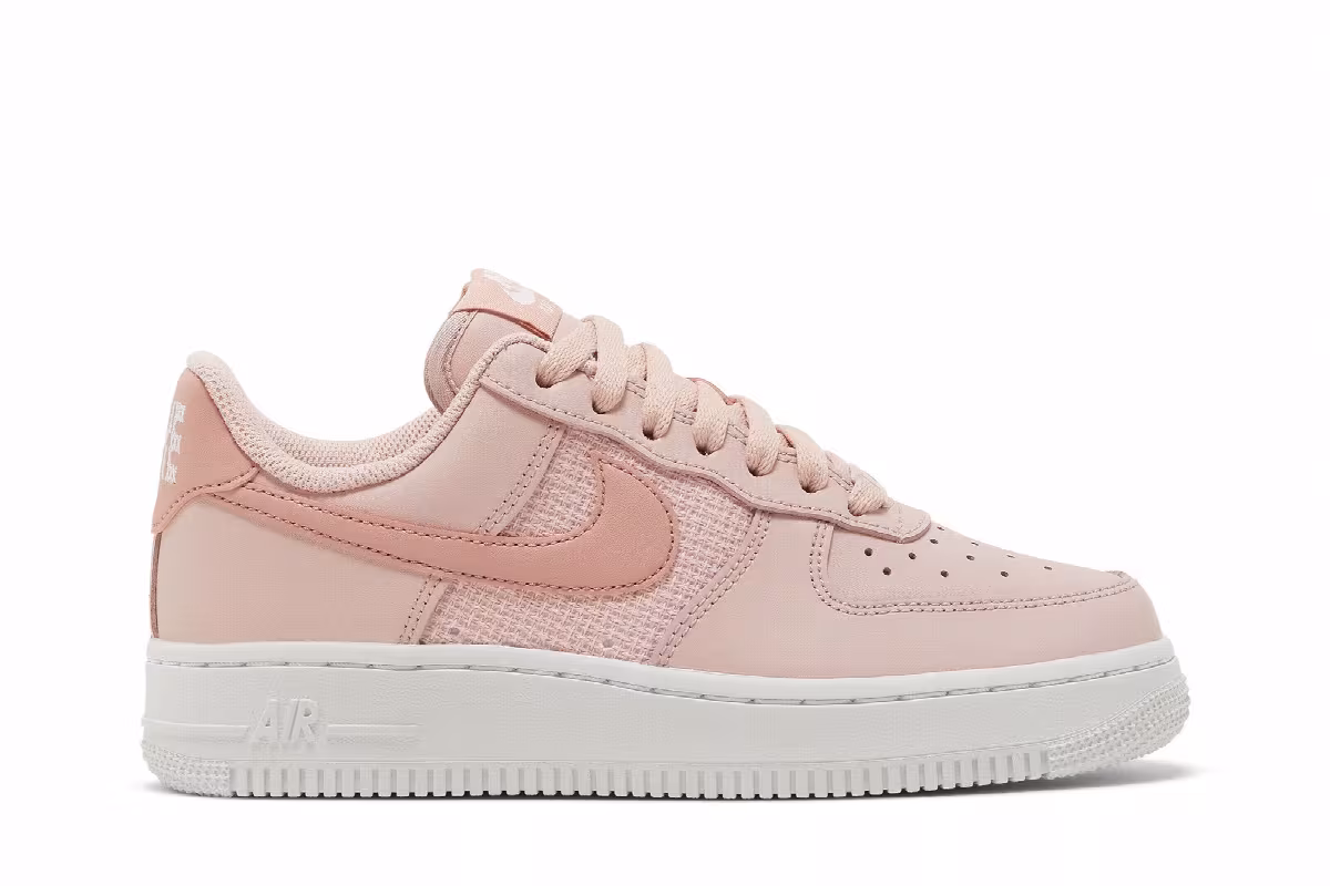 Nike Women's Air Force 1 Cross Stitch - Pink Oxford, view 2
