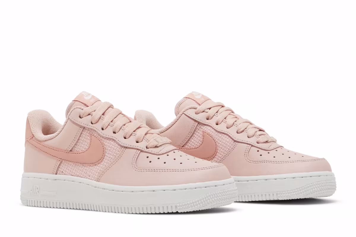 Nike Women's Air Force 1 Cross Stitch - Pink Oxford, view 9