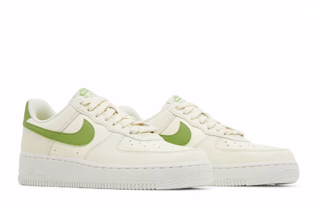 Nike Women's Air Force 1 Coconut Milk Chlorophyll, view 9