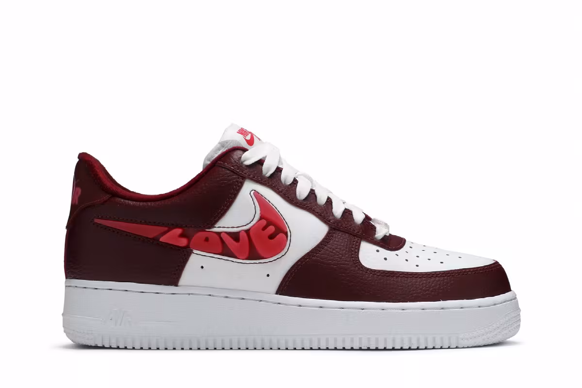 Nike Women's Air Force 1 Love For All - Team Red, view 2