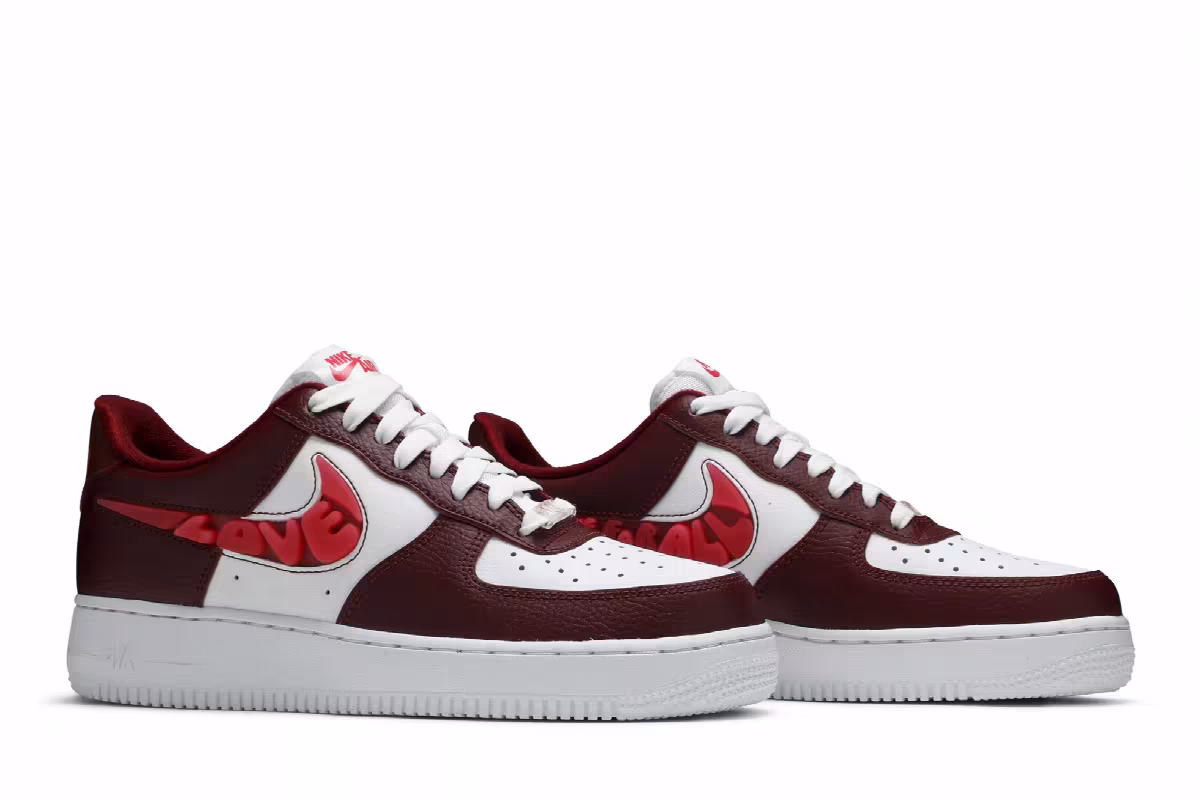 Nike Women's Air Force 1 Love For All - Team Red, view 9