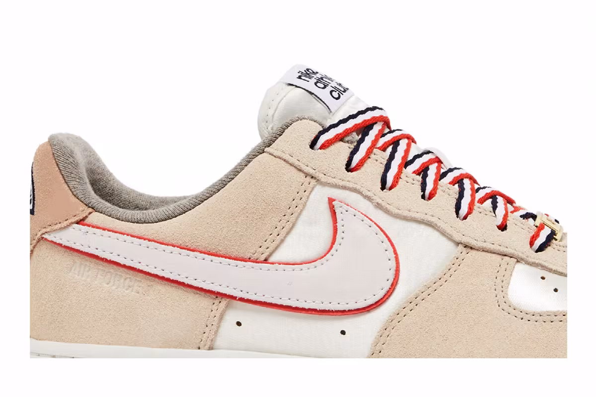 Nike Women's Air Force 1 Athletic Club - Sail Rush Orange, view 3