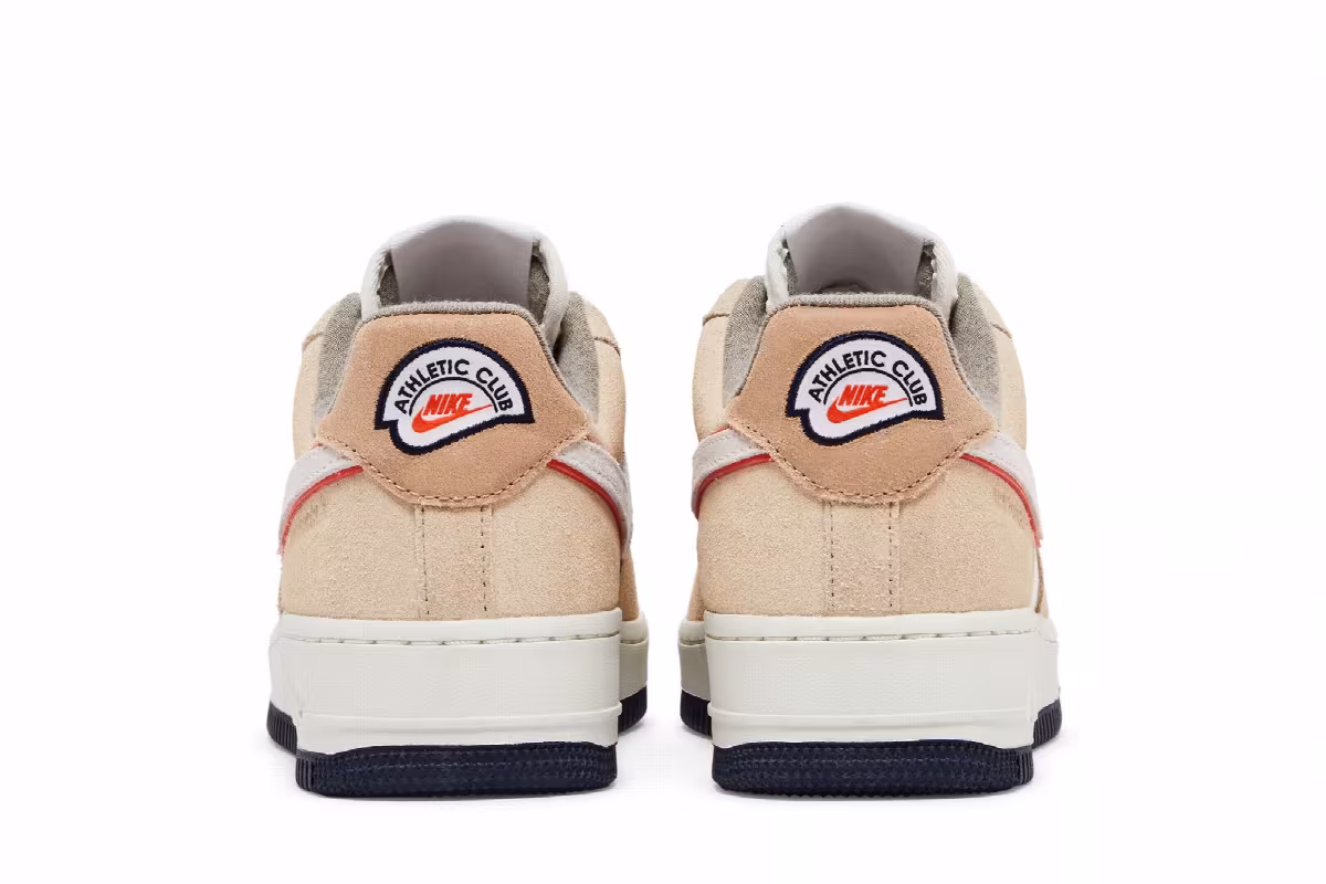 Nike Women's Air Force 1 Athletic Club - Sail Rush Orange, view 7