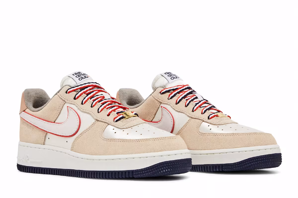 Nike Women's Air Force 1 Athletic Club - Sail Rush Orange, view 9