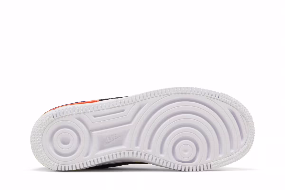 Nike Women's Air Force 1 Shadow White Multi, view 5