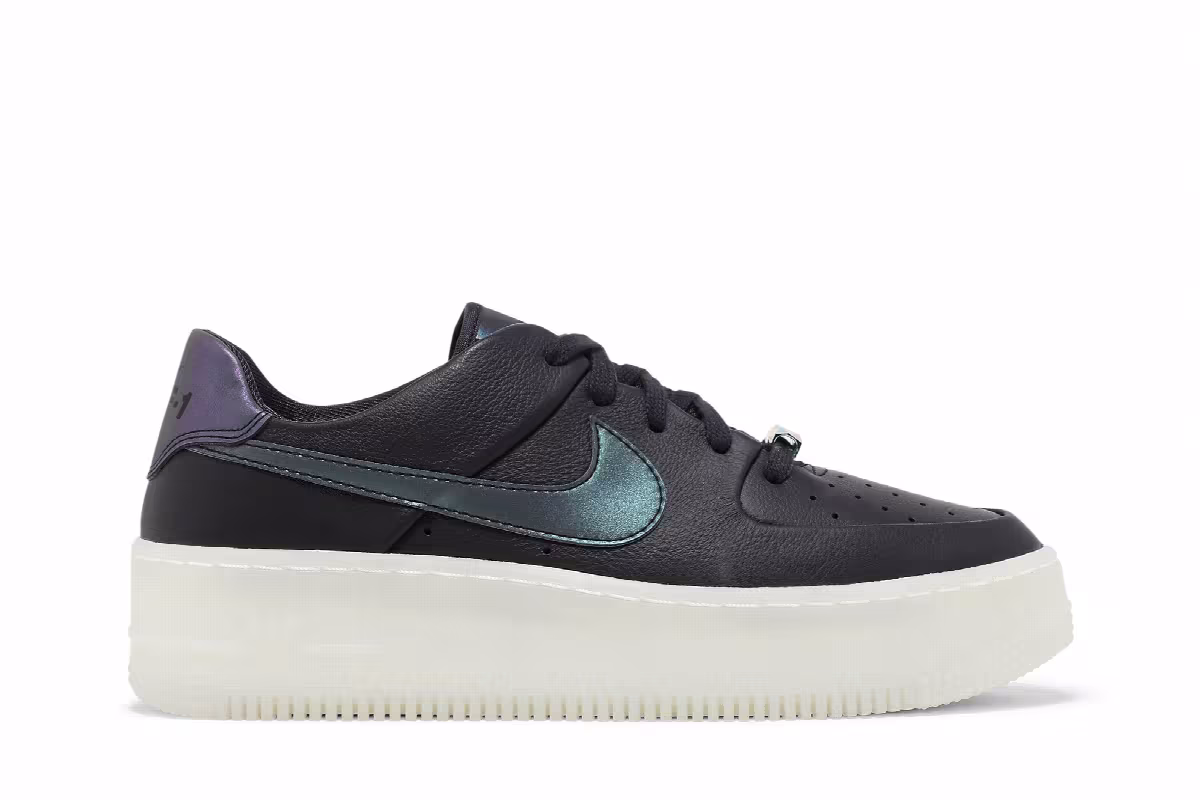 Nike Women's Air Force 1 Sage Low LX Oil Grey, view 2