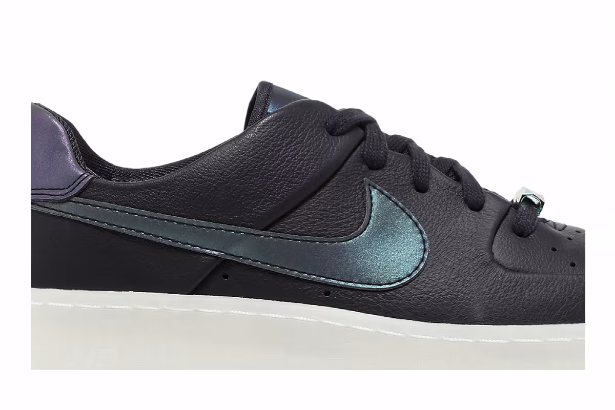 Nike Women's Air Force 1 Sage Low LX Oil Grey, view 3