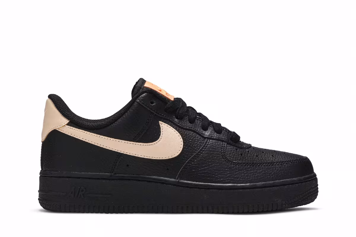 Nike Women's Air Force 1 Black Crimson Tint, view 2