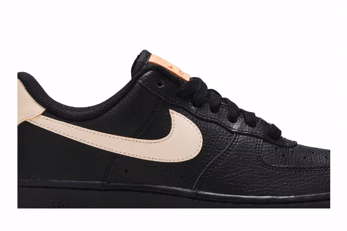 Nike Women's Air Force 1 Black Crimson Tint, view 3