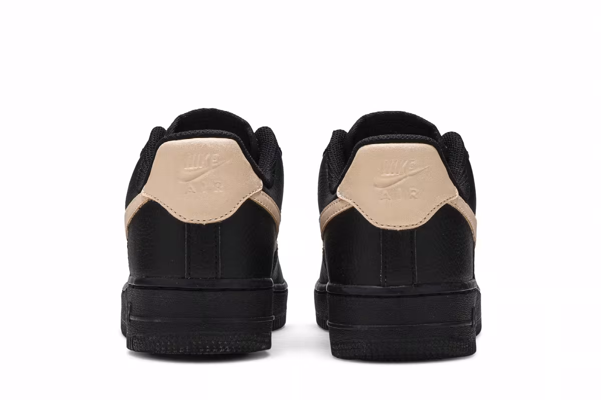 Nike Women's Air Force 1 Black Crimson Tint, view 7