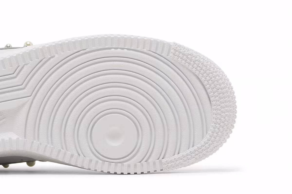 Nike Women's Air Force 1 07 SE Pearl Swoosh - Pure Platinum, view 6