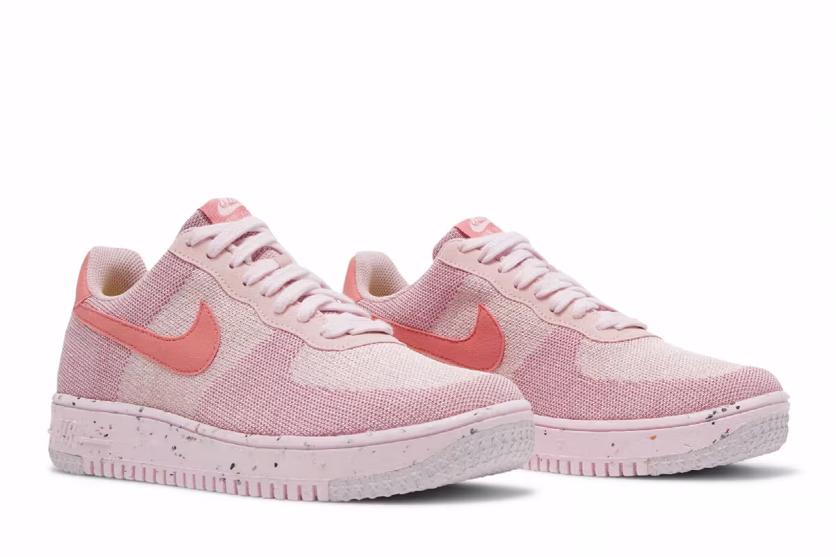 Nike Women's Air Force 1 Crater Flyknit Pink Glaze, view 9