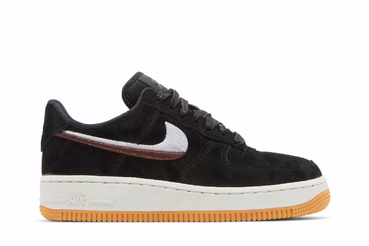 Nike Women's Air Force 1 Black Gum, view 2