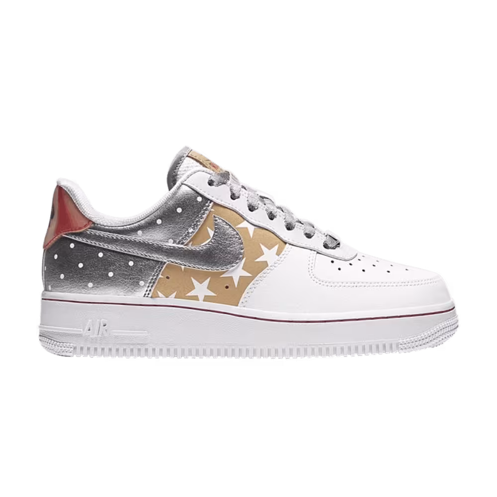 Nike Women's Air Force 1 Low Metallic Gold