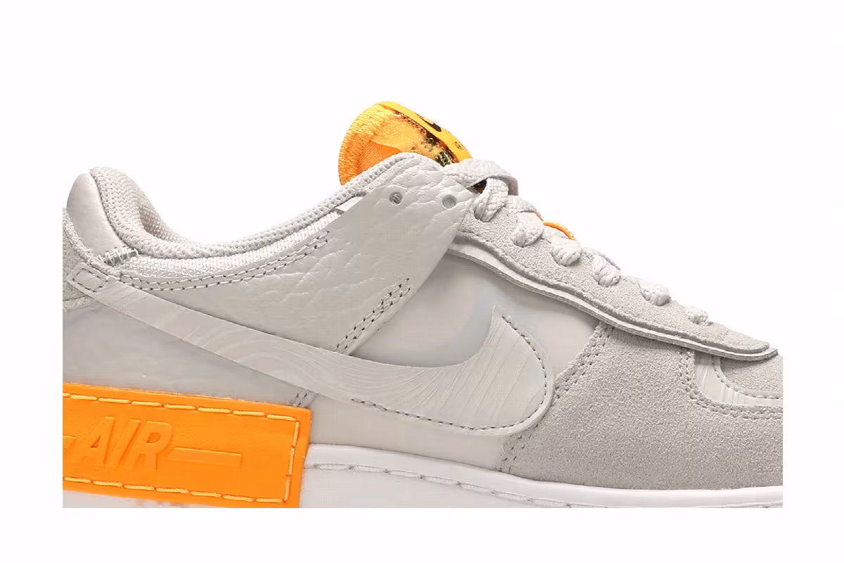 Nike Women's Air Force 1 Shadow Tan Orange, view 3