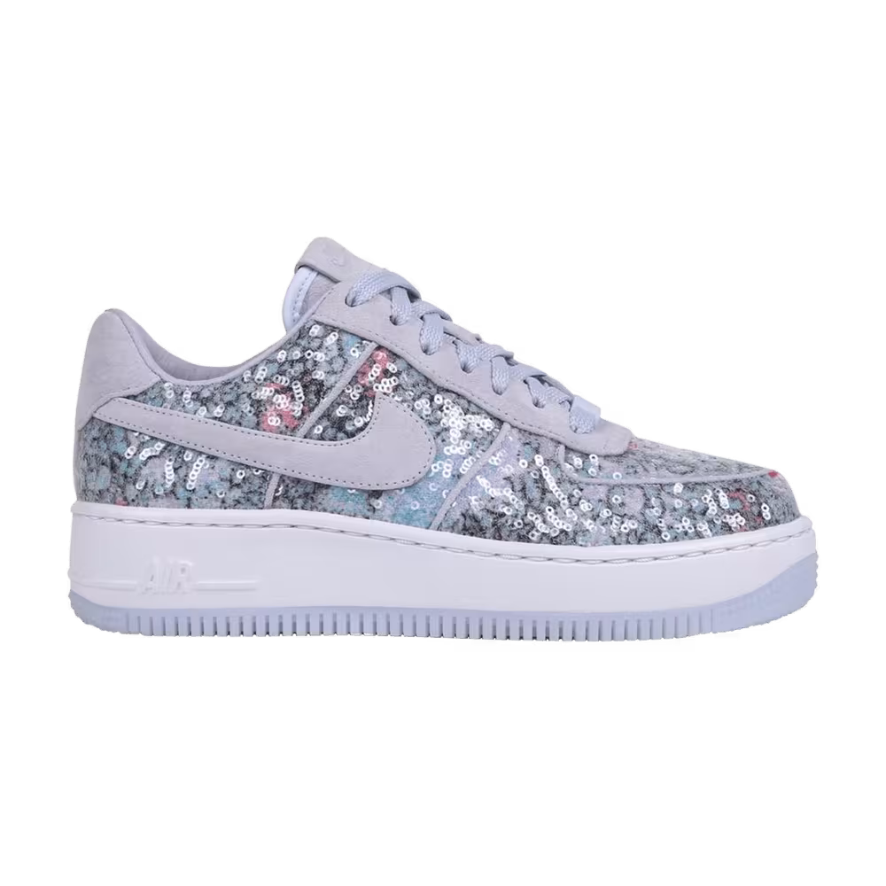 Nike Women's Air Force 1 Upstep Low Glass Slipper