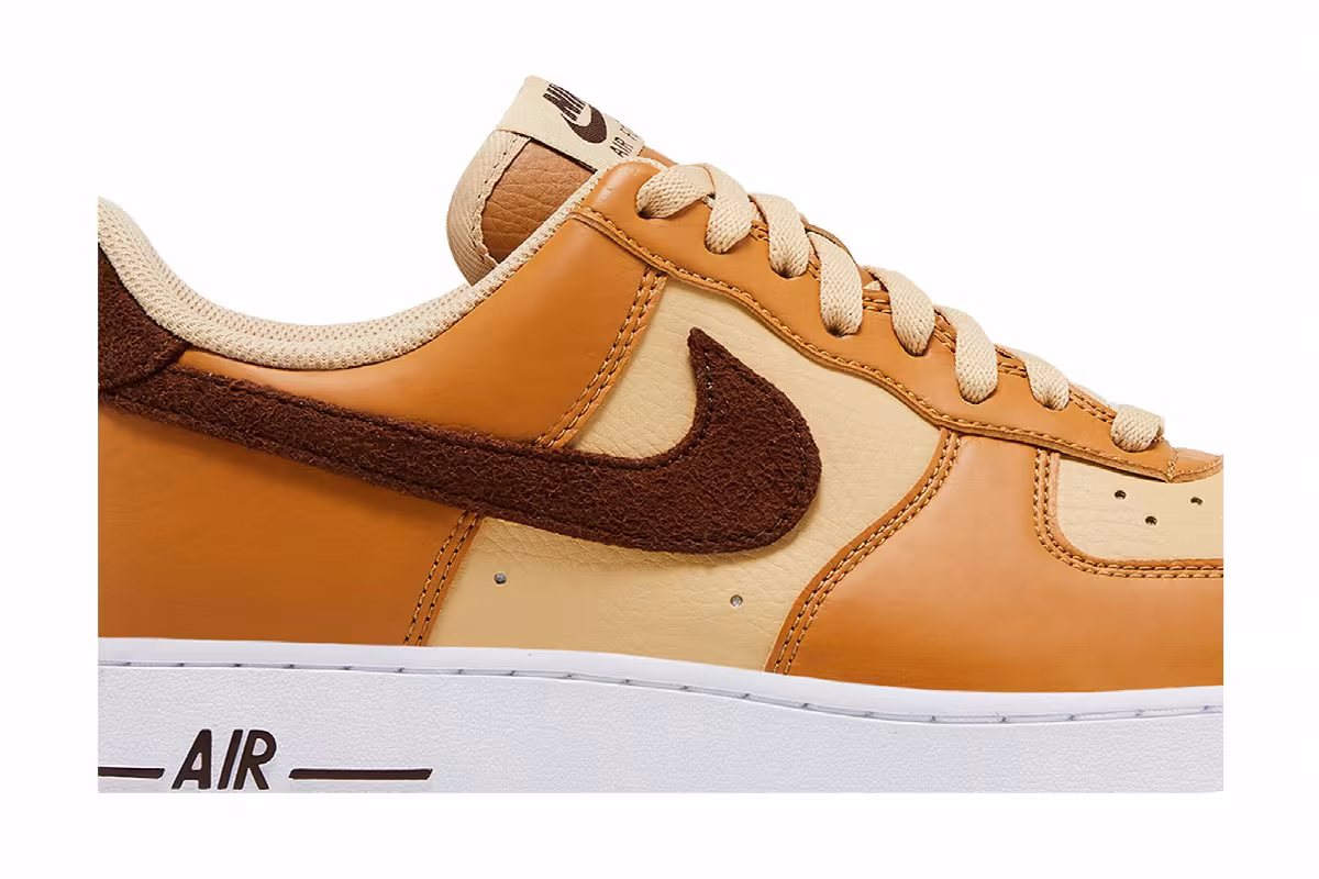 Nike Women's Air Force 1 Low Next Nature Flax Cacao Wow, view 3
