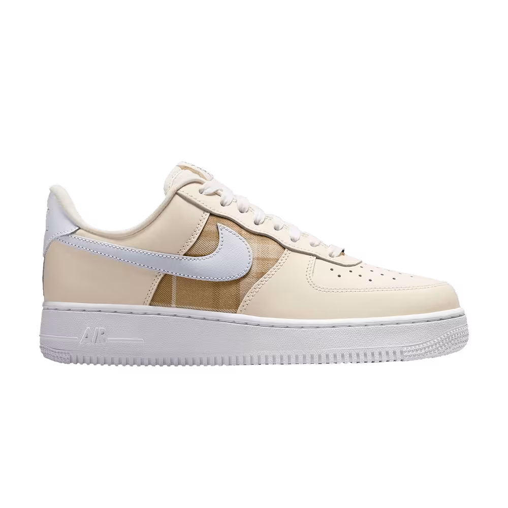 Nike Women's Air Force 1 Brown Plaid