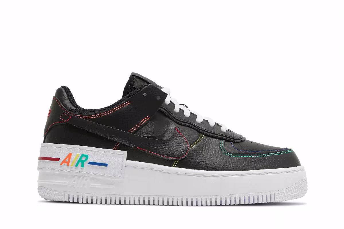 Nike Women's Air Force 1 Shadow Multi Stitch, view 2