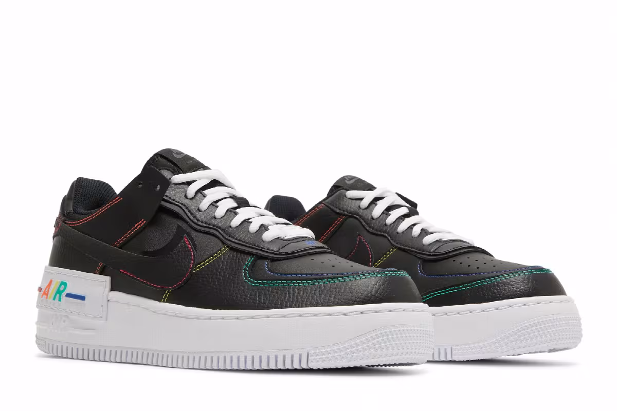 Nike Women's Air Force 1 Shadow Multi Stitch, view 9
