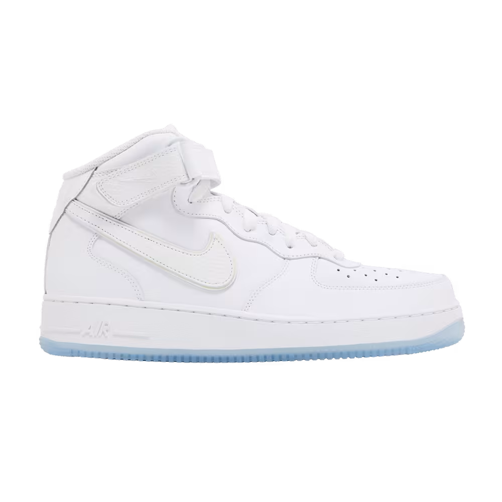 Nike Women's Air Force 1 Mid White Ice Reptile