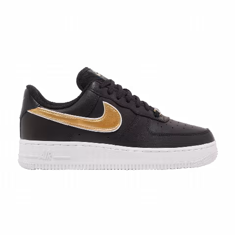 Nike Wmns Air Force 1 '07 Essential 'Black Metallic Gold'