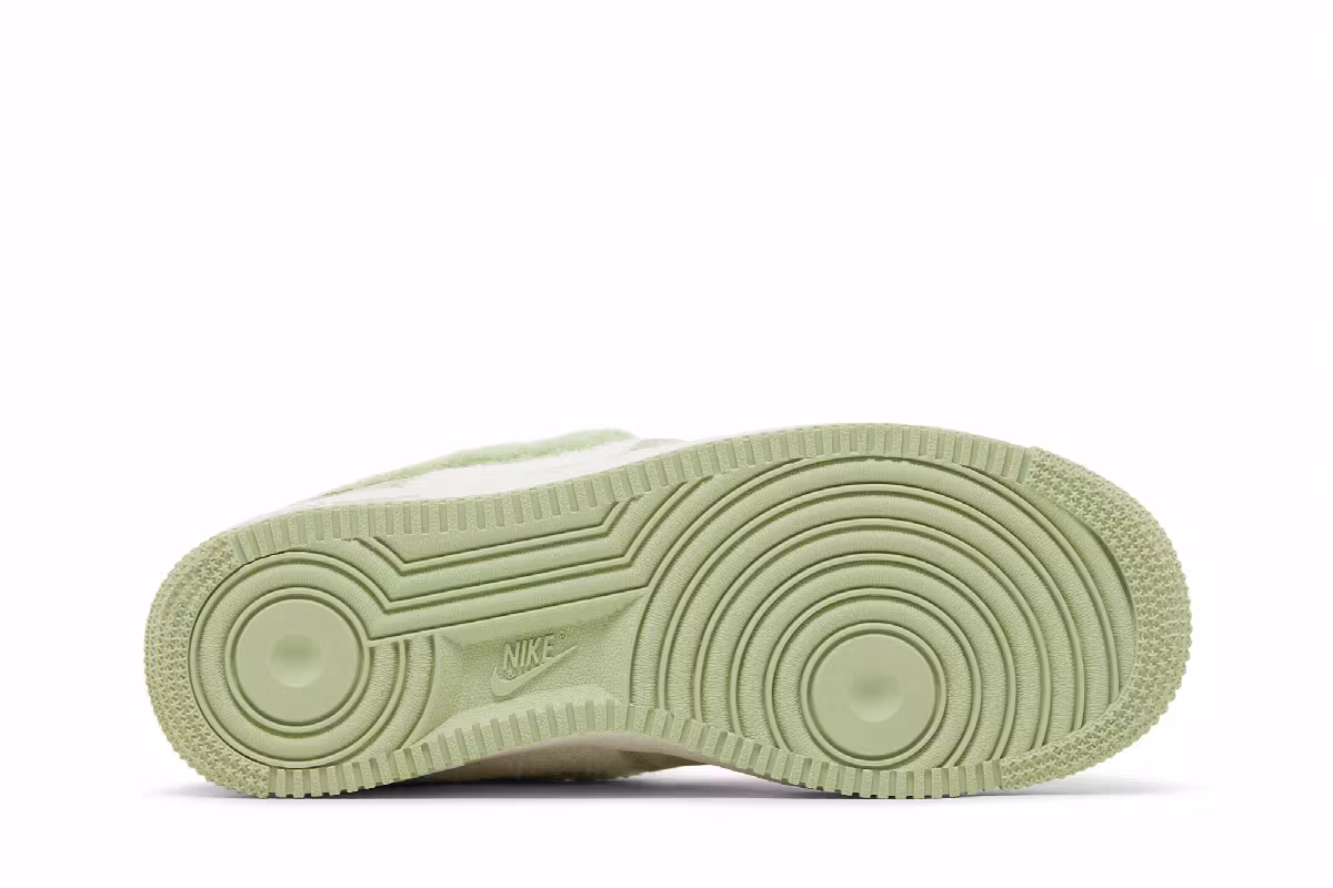 Nike Women's Air Force 1 Fleece - Honeydew, view 5