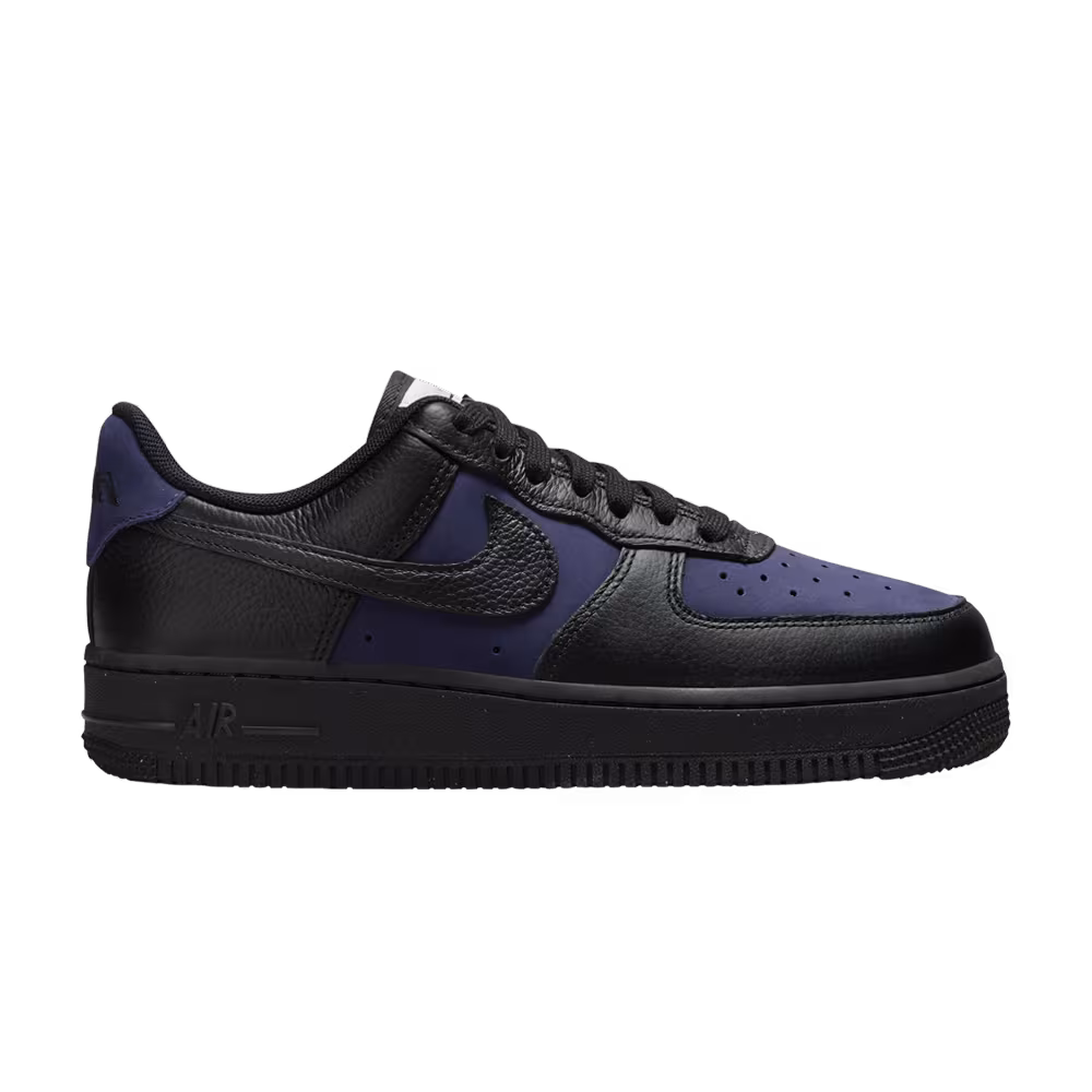 Nike Women's Air Force 1 Black Purple Ink