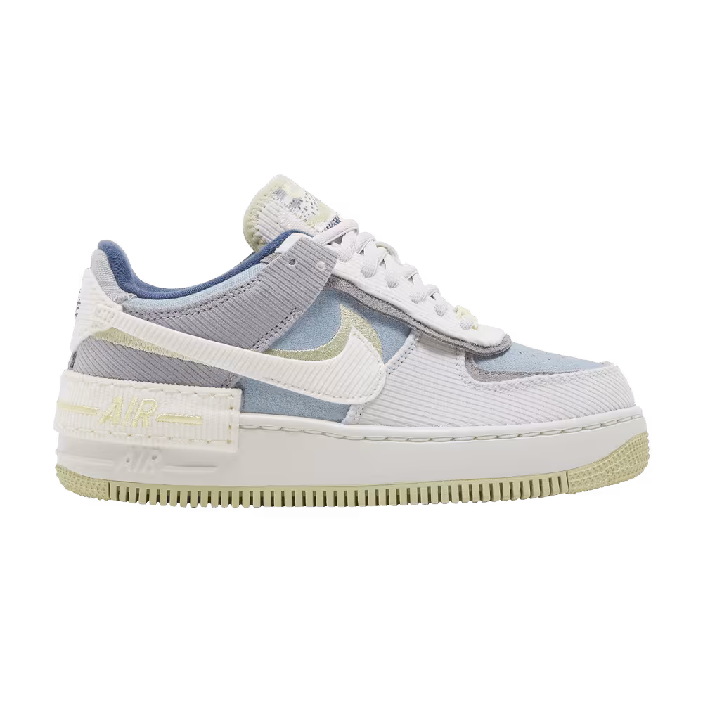 Nike Women's Air Force 1 Shadow On The Bright Side - Skate Blue