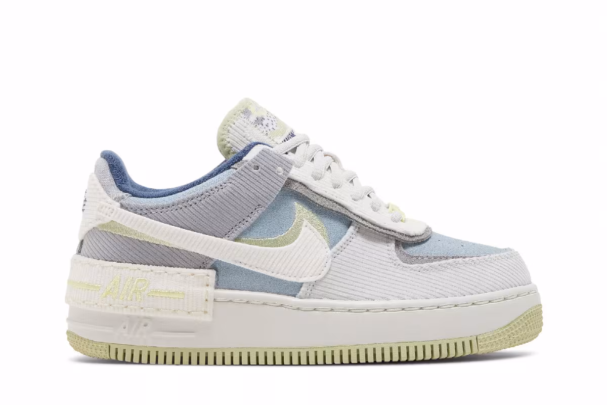 Nike Women's Air Force 1 Shadow On The Bright Side - Skate Blue, view 2