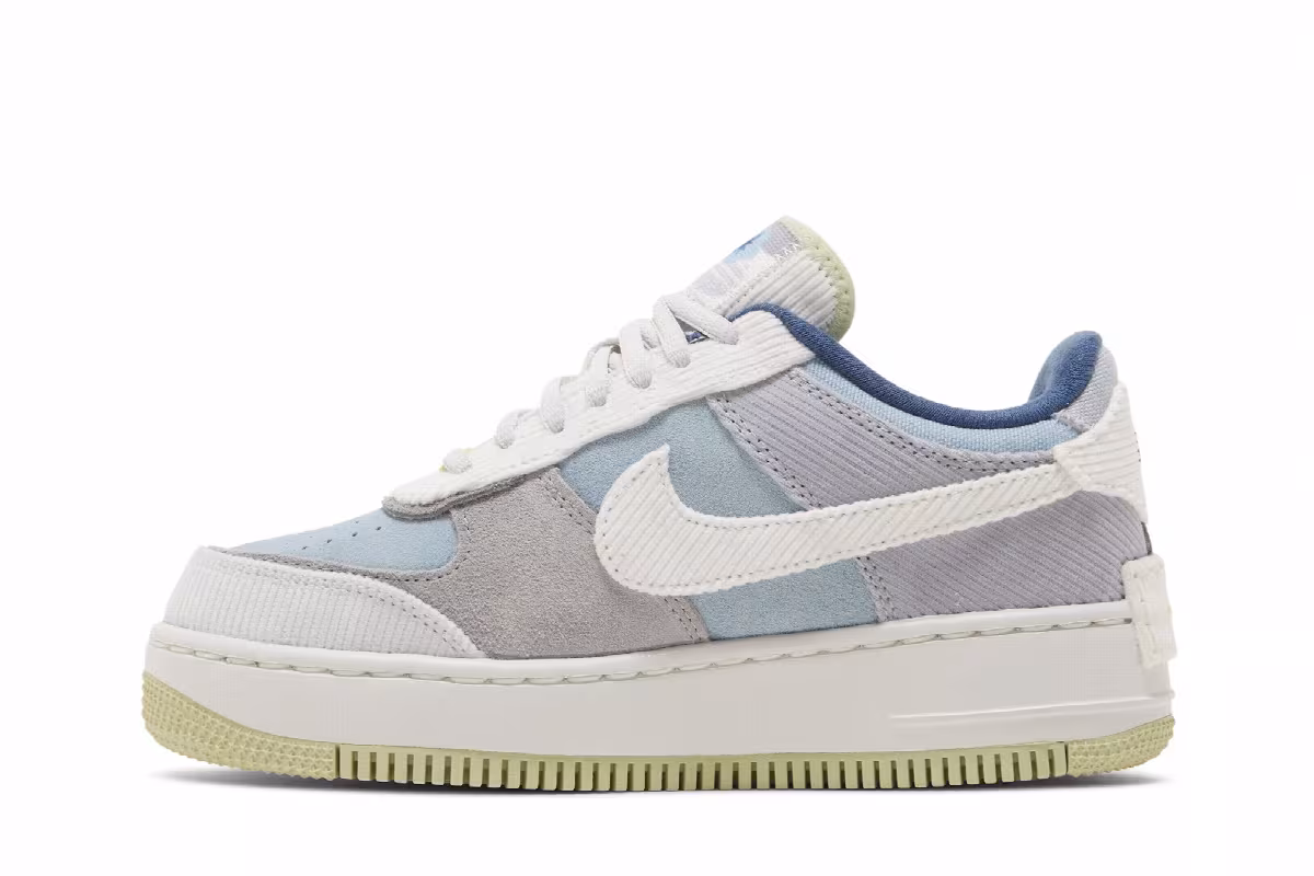 Nike Women's Air Force 1 Shadow On The Bright Side - Skate Blue, view 4