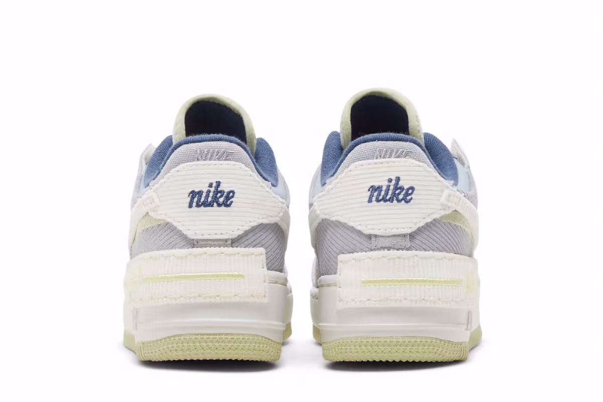 Nike Women's Air Force 1 Shadow On The Bright Side - Skate Blue, view 7