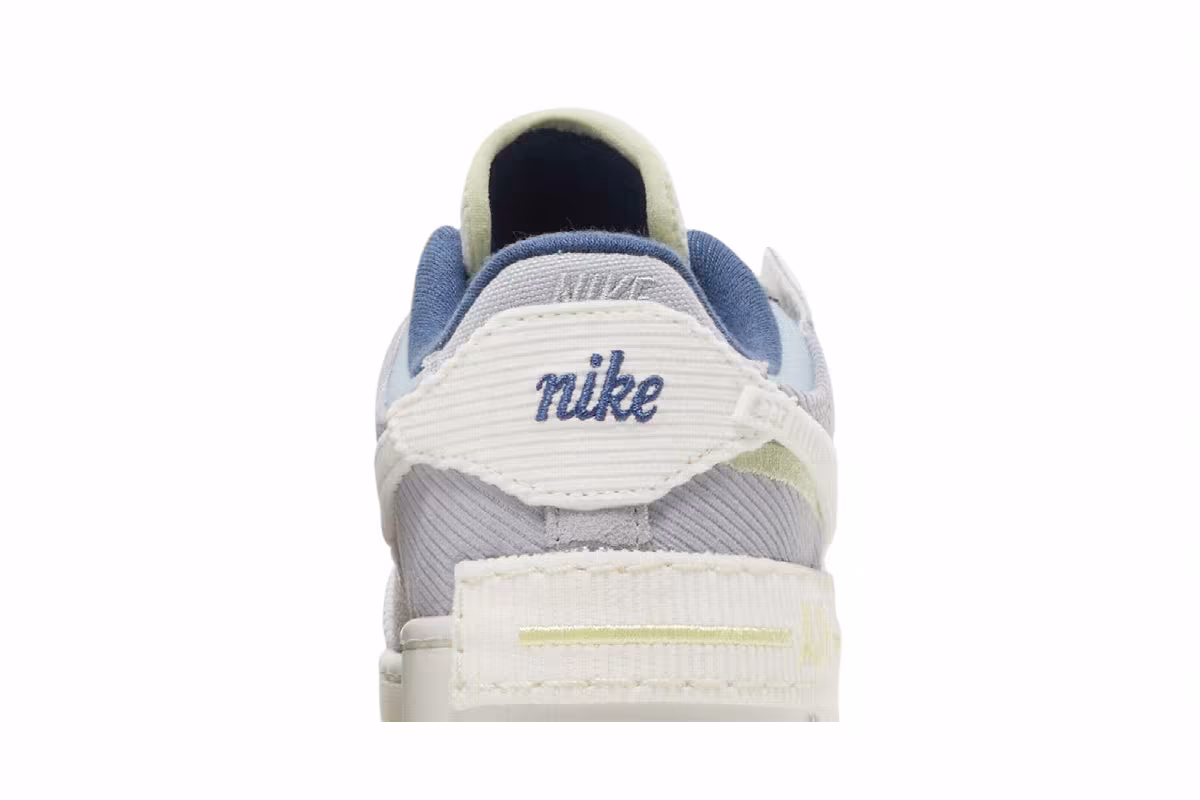 Nike Women's Air Force 1 Shadow On The Bright Side - Skate Blue, view 8