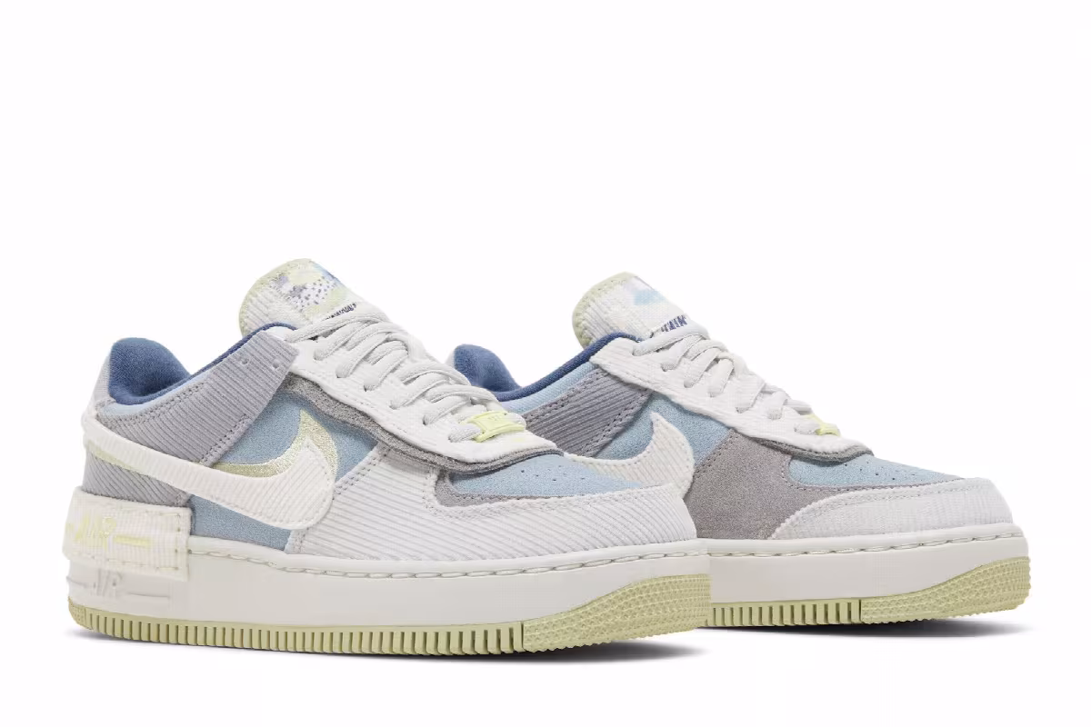 Nike Women's Air Force 1 Shadow On The Bright Side - Skate Blue, view 9