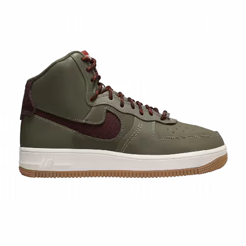 Nike Wmns Air Force 1 High Sculpt 'Olive Burgundy'