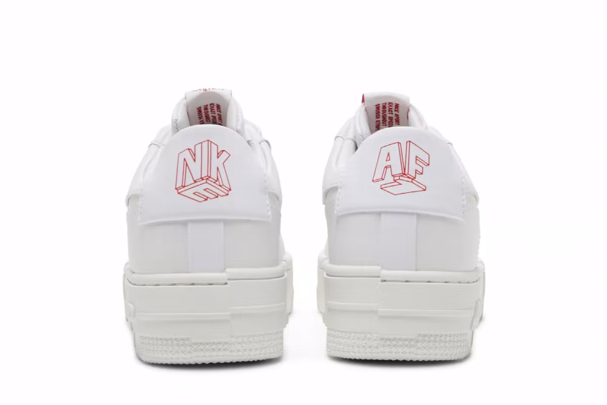 Nike Women's Air Force 1 Pixel Summit White, view 7