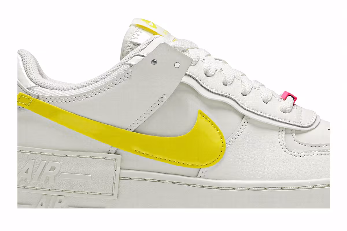 Nike Women's Air Force 1 Shadow Sail Opti Yellow, view 3