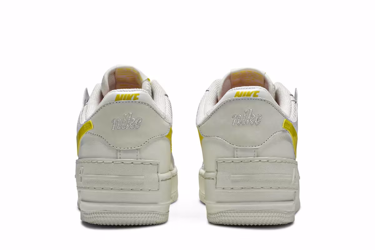 Nike Women's Air Force 1 Shadow Sail Opti Yellow, view 7