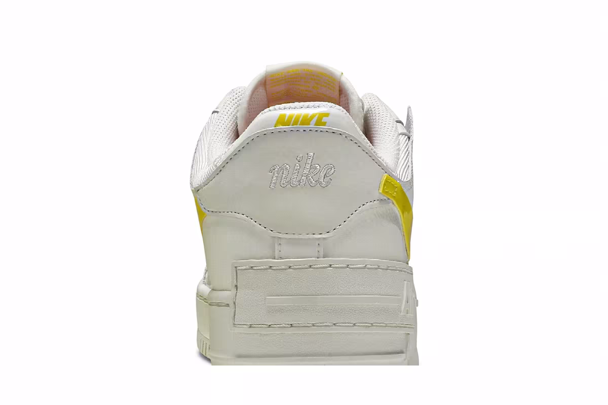 Nike Women's Air Force 1 Shadow Sail Opti Yellow, view 8