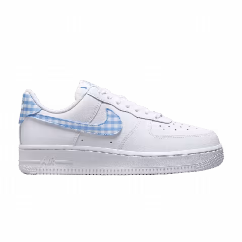 Nike Wmns Air Force 1 '07 Essential 'University Blue Gingham'