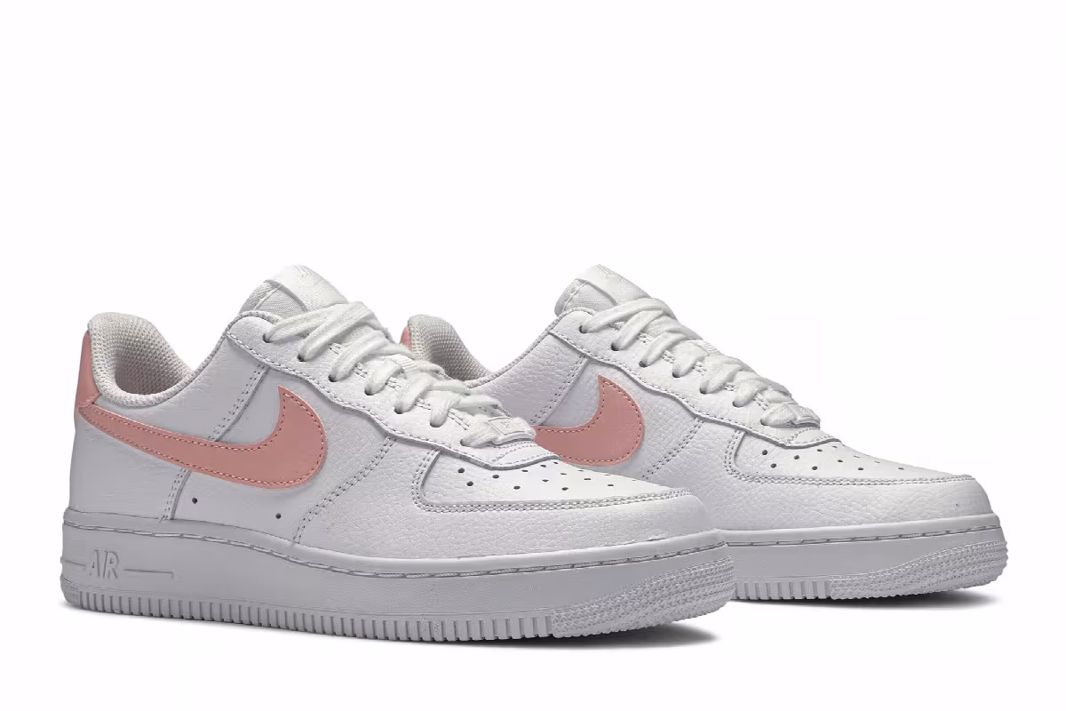 Nike Women's Air Force 1 Oracle Pink, view 9