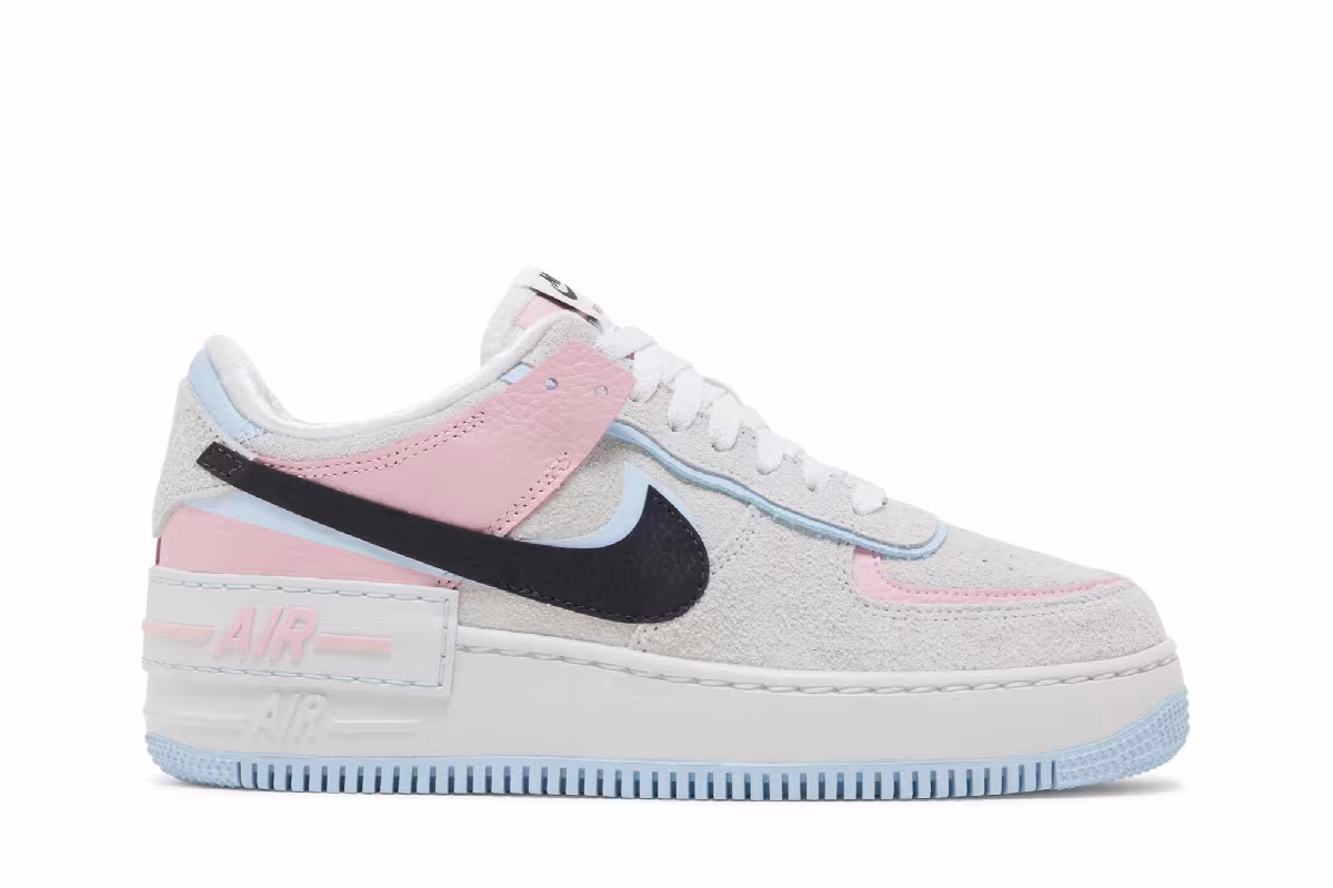 Nike Women's Air Force 1 Shadow Hoops Pack - Medium Soft Pink, view 2