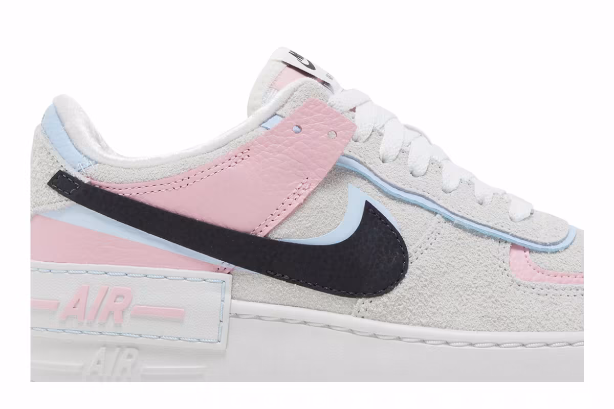 Nike Women's Air Force 1 Shadow Hoops Pack - Medium Soft Pink, view 3